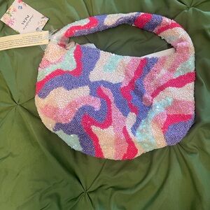 Colorful Beaded Bag